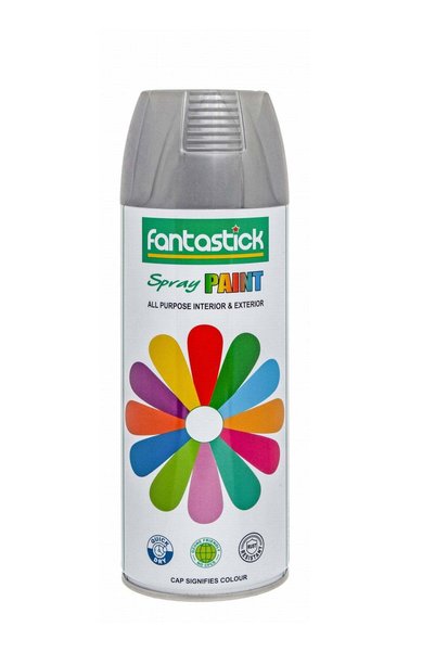 Generic 400ml All Purpose Spray Paint Silver Color