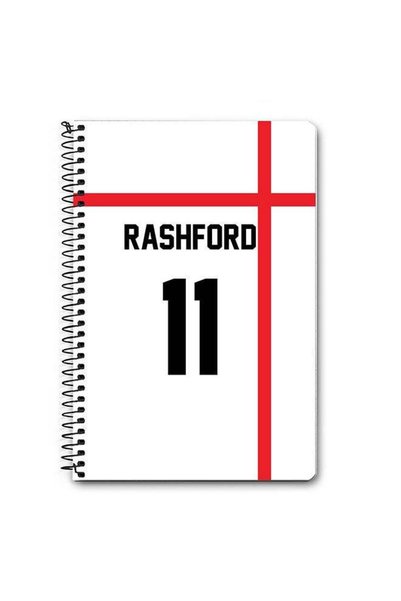 Generic Designer A5 Spiral Notebook Memo Notepad Journal - Football Team - En...