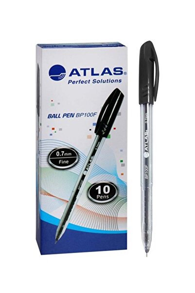 Generic 10-Piece Ballpoint Pen Fine 0.7mm Tip Black Ink