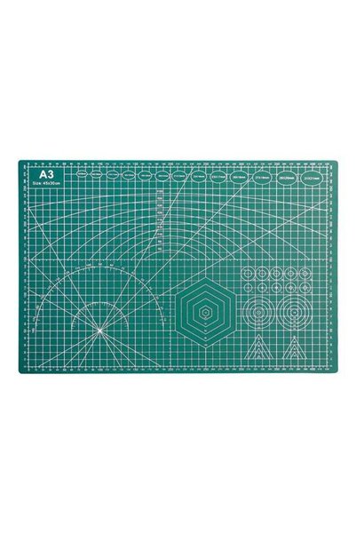 Generic A3 Self Healing Cutting Mat Green
