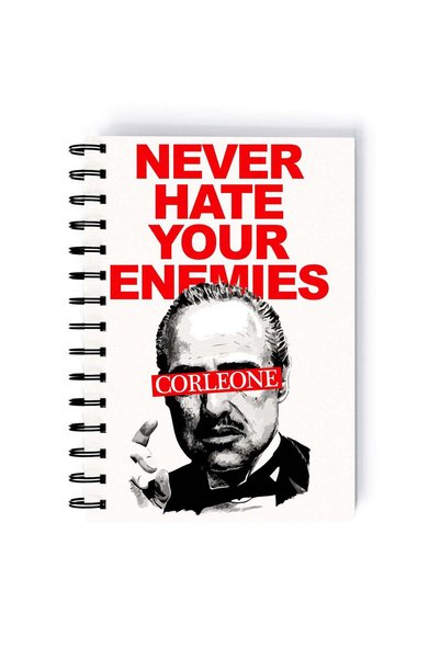 Generic Spiral A5 Notebook The God Father Classic Movie Art Never Hate Enemie...