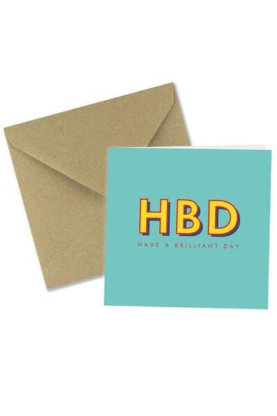 Generic Happy Birthday, Have A Brilliant Day - Birthday UV Greeting Card