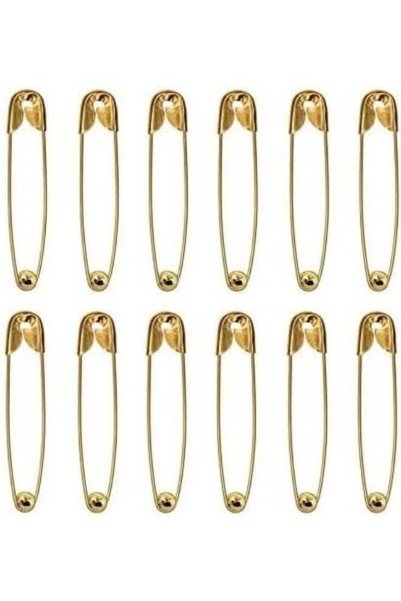 Generic DAY TO DAY Steel Safety Pins, Gold-Toned, Rust Resistant, 300 Pieces