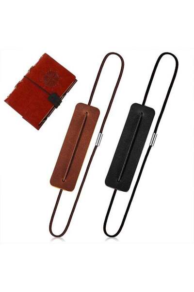 Generic 2PCS Elastic Bands for Travelers Notebook: 2 Colors Travel Bands with...