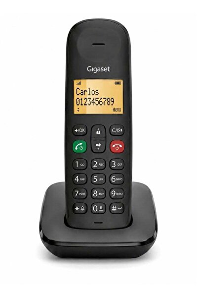 Generic Gigaset AD100 Cordless Landline Phone with Call Block Function, Black