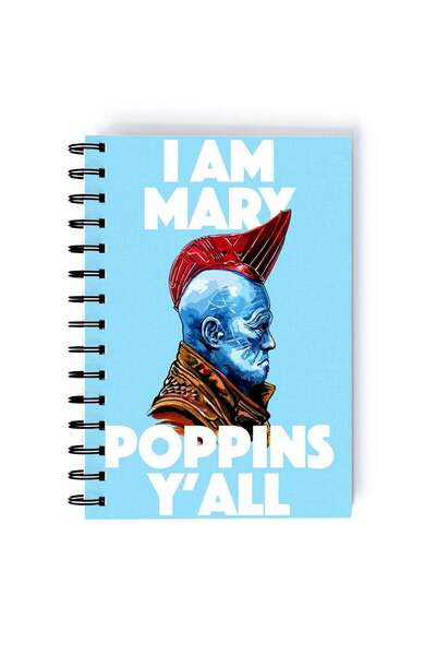 Generic Spiral A5 Notebook Guardians Volume 3 Cyberpunk Aesthetic I am Mary P...