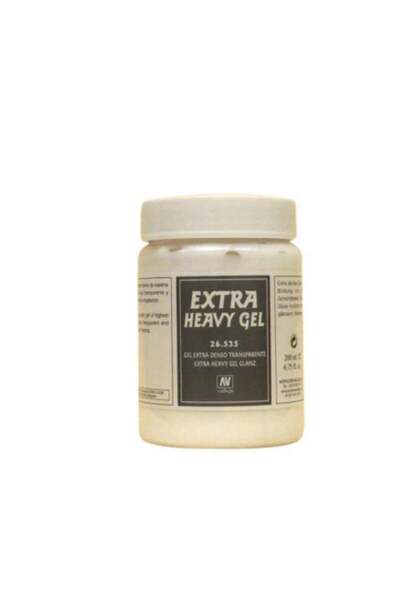 Generic Extra Heavy Gel Gloss 200ml – Thick Acrylic Medium for Texture, Colla...