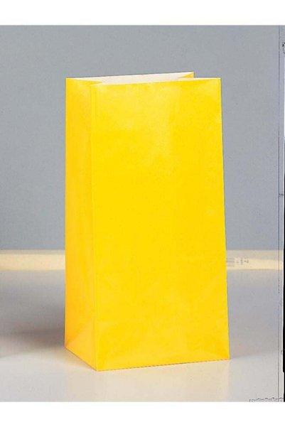 Generic Sunny Yellow Paper Party Bags