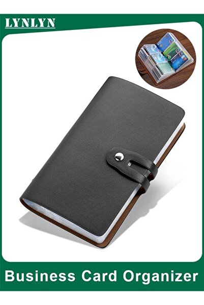 Generic Leather and Business Card Organizer Book, RFID Protection, Portable C...