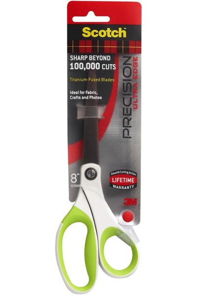 Generic Scotch Precision Ultra Edge Titanium Scissors - 8 Inch (20cm) for Fab...