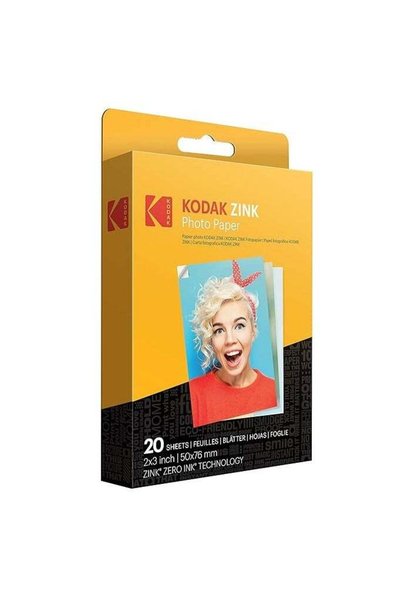 Generic 2 x 3" Zink Photo Paper (20 Sheets) Printomatic