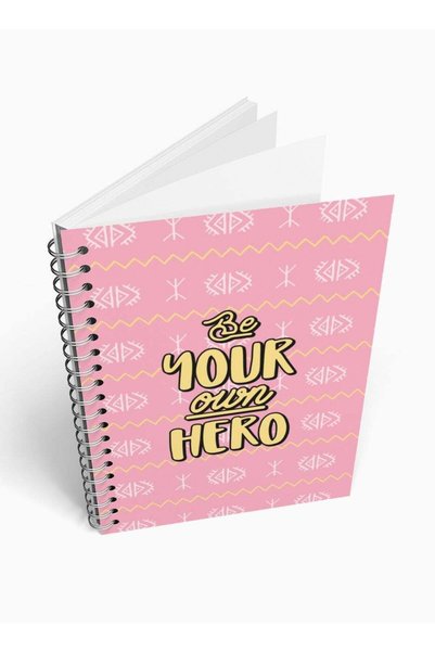 Generic Notebook Spiral Hardcover Be Your Own Hero