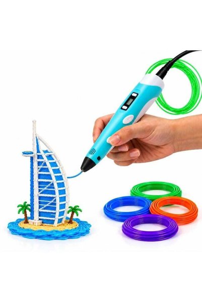 Generic 3D Printing Pen with Digital Display, Adjustable Speed & Temperature,...