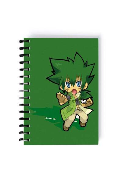 Generic Ben 10 Anime Printed Spiral A5 Notebook Yellow/Red/Brown