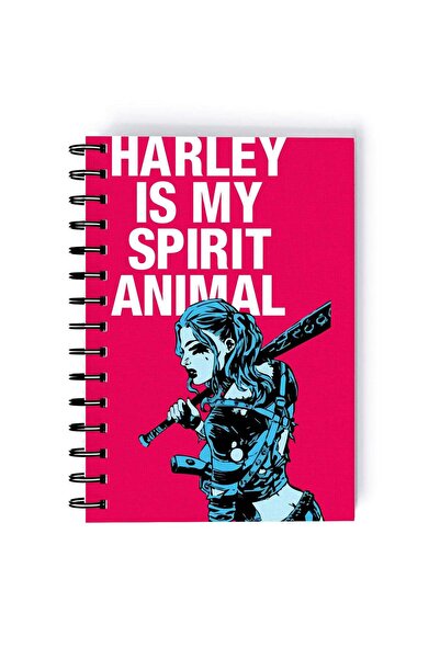 Generic Spiral A5 Notebook Spirit Animal Dr Harleen Quinzel Squad Harley Quinn