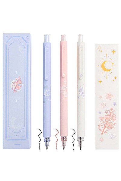 Generic Sakura 0.5mm Gel Ink Pens Retractable and Refillable 3 Pack 2 Black 1...