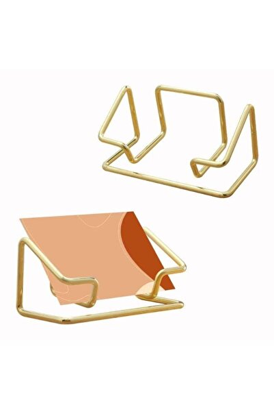 Generic Premium 2 Pack Gold Business Card Holder Desk Organizer – Stylish Met...