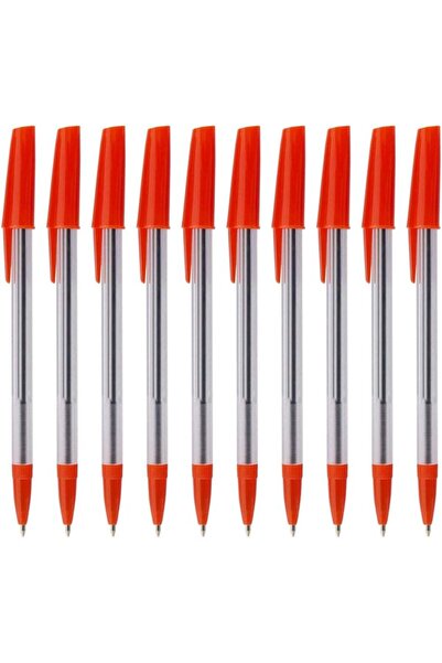 Generic Red Ink Ballpoint Pens Pack of 36 Medium Point Ball Pen for Office, S...