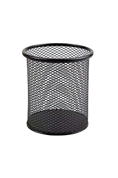 Generic Circular Grid Metal Pen Holder for Student Office Desktops