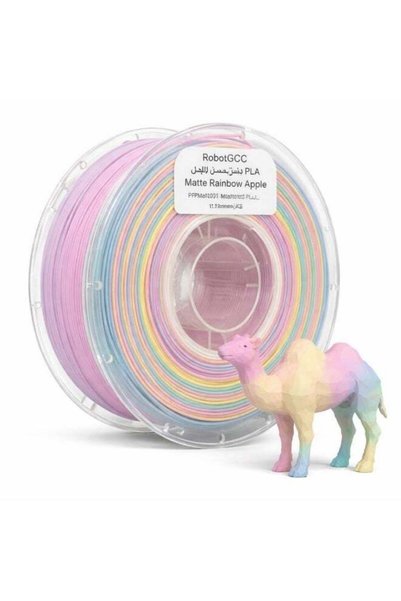 Generic Matte PLA Rainbow Apple Multicolor Gradient 3D Printer Filament 1.75m...