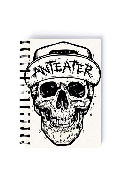 Generic Spiral A5 Notebook Anteater Undead Zombie