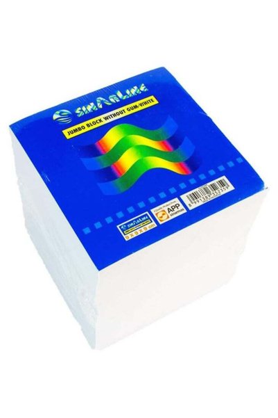 Generic SINARLINE Memo Cube Paper White 90x90x90 mm (Without Gum) - Premium N...