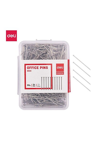 Generic E0023 Office Pins - 24mm, 1", Silver