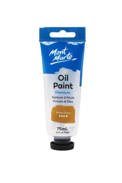 Generic Premium Oil Paint 75ml Content Yellow Ochre
