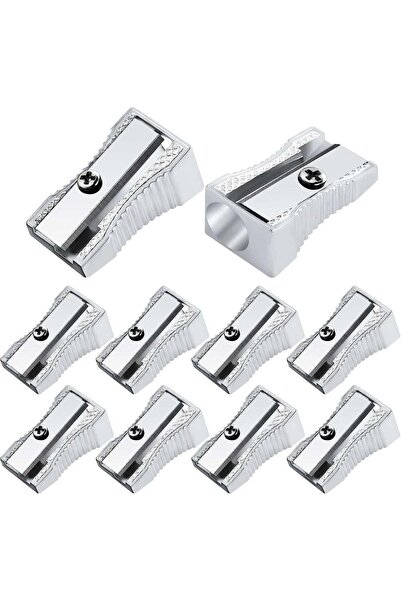 Generic 10 Pcs Pencil Sharpener, Handheld Metal Pencil Sharpener, Mini Kids P...