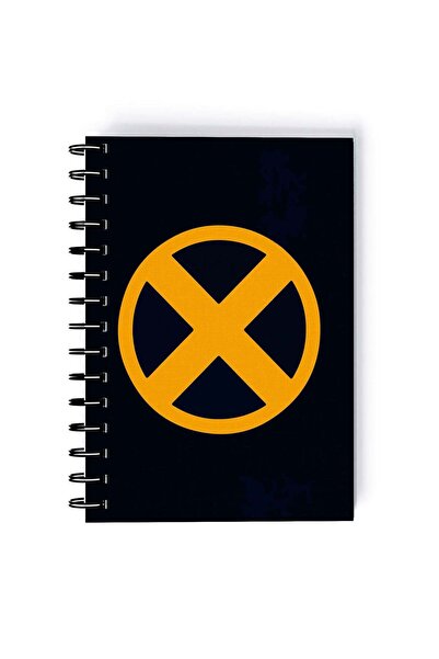 Generic Spiral A5 Notebook Wolverine Logan Logo X-Men