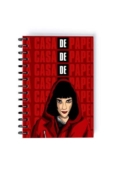 Generic Spiral A5 Notebook Tokyo Netflix La Casa De Papel Money Heist
