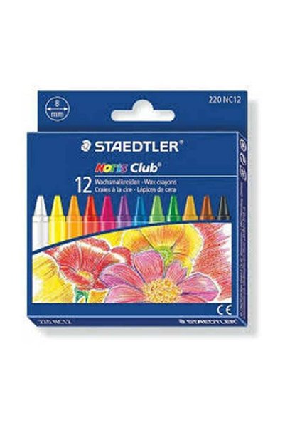 Generic Wax Crayons 12 Pcs Multicolour