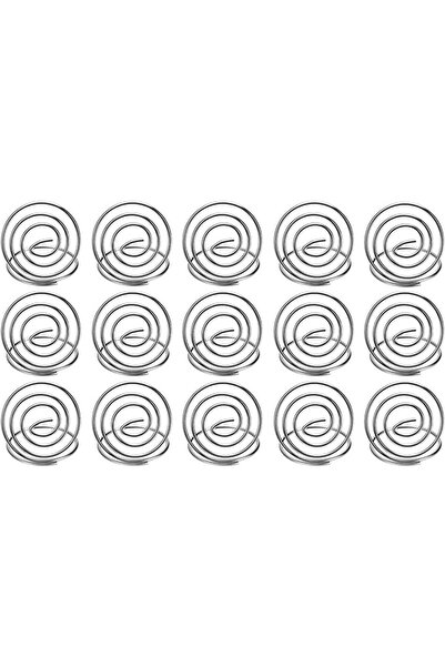 Generic Place Card Holder, Silver Wire Table Number Holder Stand Note Card Ho...