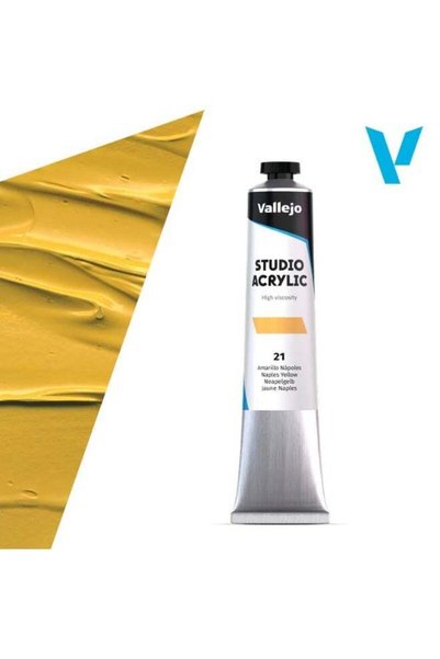 Generic Professional Acrylic Paint for Artists & Studios – Naples Yellow (Hue...