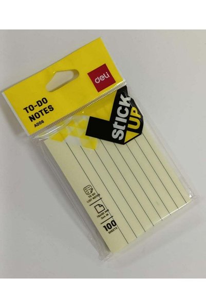 Generic Deli A006 To Do Stick Up Ruled Notes 3 x 4in