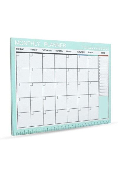 Generic Monthly & Weekly Planner Pads, Undated Make To Do List Calendar Desk ...