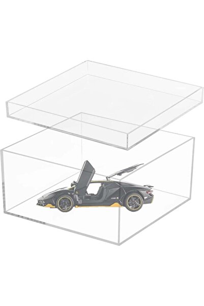 Generic ARS® KissYou Clear Acrylic Box with Lid - Versatile Home Organizer fo...