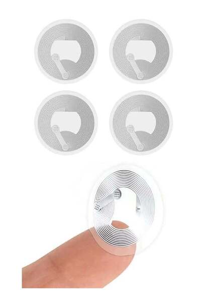 Generic NFC 213 Sticker 144 Bytes Tags (Inlay), Transparent Self-adhesive Nta...