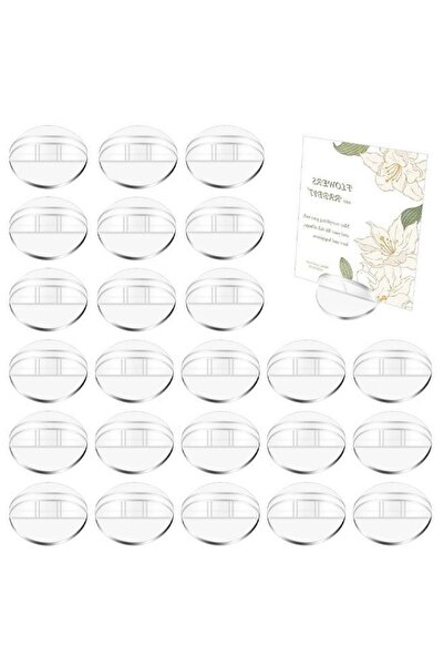 Generic 24 Pcs Acrylic Card Stands Table Sign Holder Card Display Place Table...