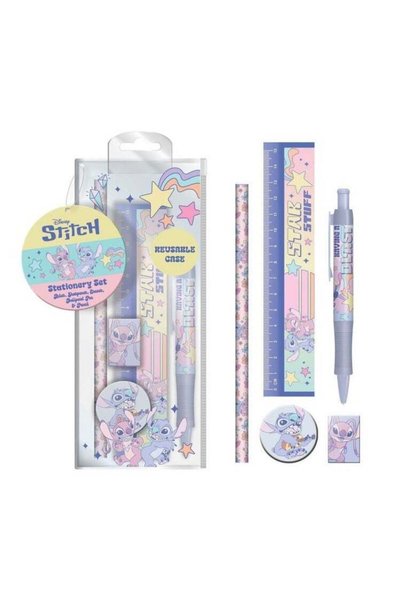 Generic Pyramid LILO & STITCH (PLANETARY) 5PC STATIONERY SET