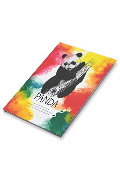 Generic FIS Pack Of 5 Hard Cover Notebook, 96 Sheets A4 Panda Design 3 -FSNBH...