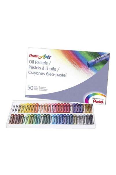 Generic Pentel Arts Oil Pastels, Multicolor [PE-PHN-50AM]