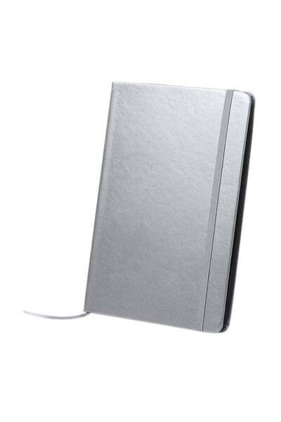 Generic PU Leather Notepad Silver