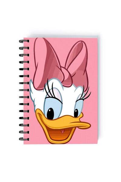 Generic Spiral A4 Notebook Daisy Duck Pink Face Classic Donald and Daisy Retr...
