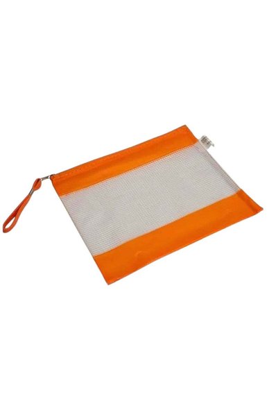 Generic Chrome A5 Zipper File Bag, Zippered Water-Resistant Bag Storage Pouch...