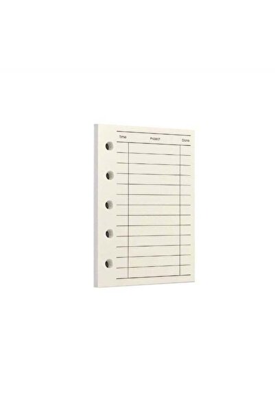 Generic Zelten 1 Pack A8 40 Sheets/80 Pages Todo List Loose Leaf Punched Pape...