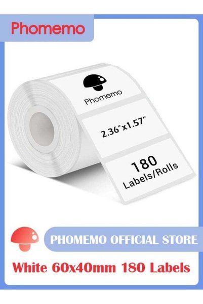 Generic Thermal Sticker Labels - 60x40mm , Thermal Labels for M110/M108/M150/...