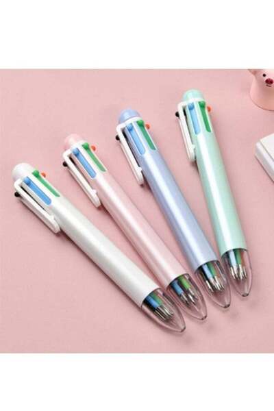 Generic 4-Pack Ballpoint Pen Set 6-Color Signature Pen Set