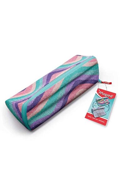 Generic Double Sided Pencil Case With Zipper Closure Softy Wave