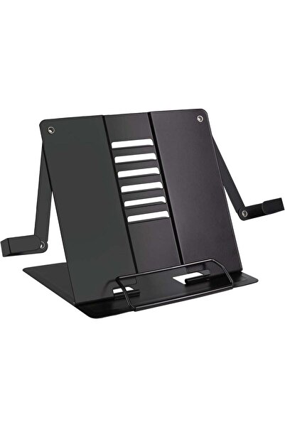 Generic Metal Desk Book Stand for Reading with Adjustable Clips, Hands-Free F...
